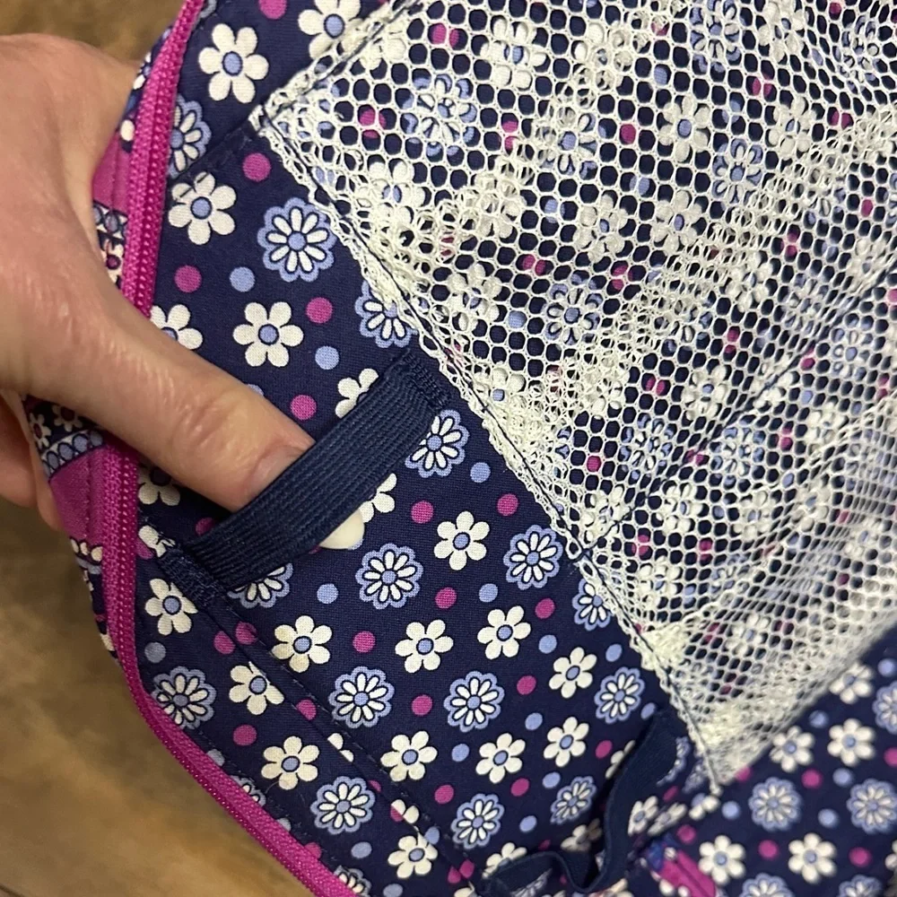 VERA BRADLEY “Boysenberry” (Retired, 2011) Tech Organizer Bag